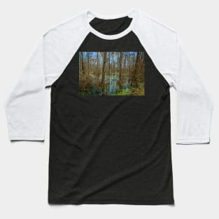 Swamp in Southeastern Georgia Baseball T-Shirt